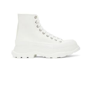 Alexander McQueen White Tread Slick High Sneakers
